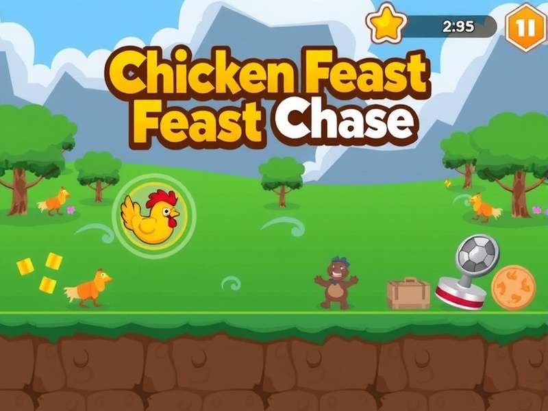 Chicken Feast Chase Gameplay Screenshot